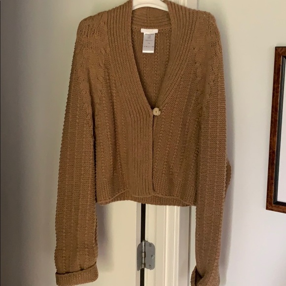 Chloe Short Single-Button L-S Cardigan Sweater - Picture 3 of 7